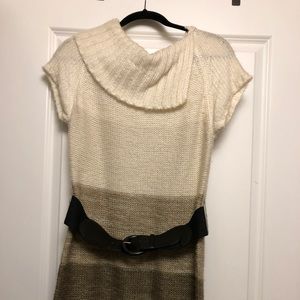 Beautiful short sleeve shirt with wide belt